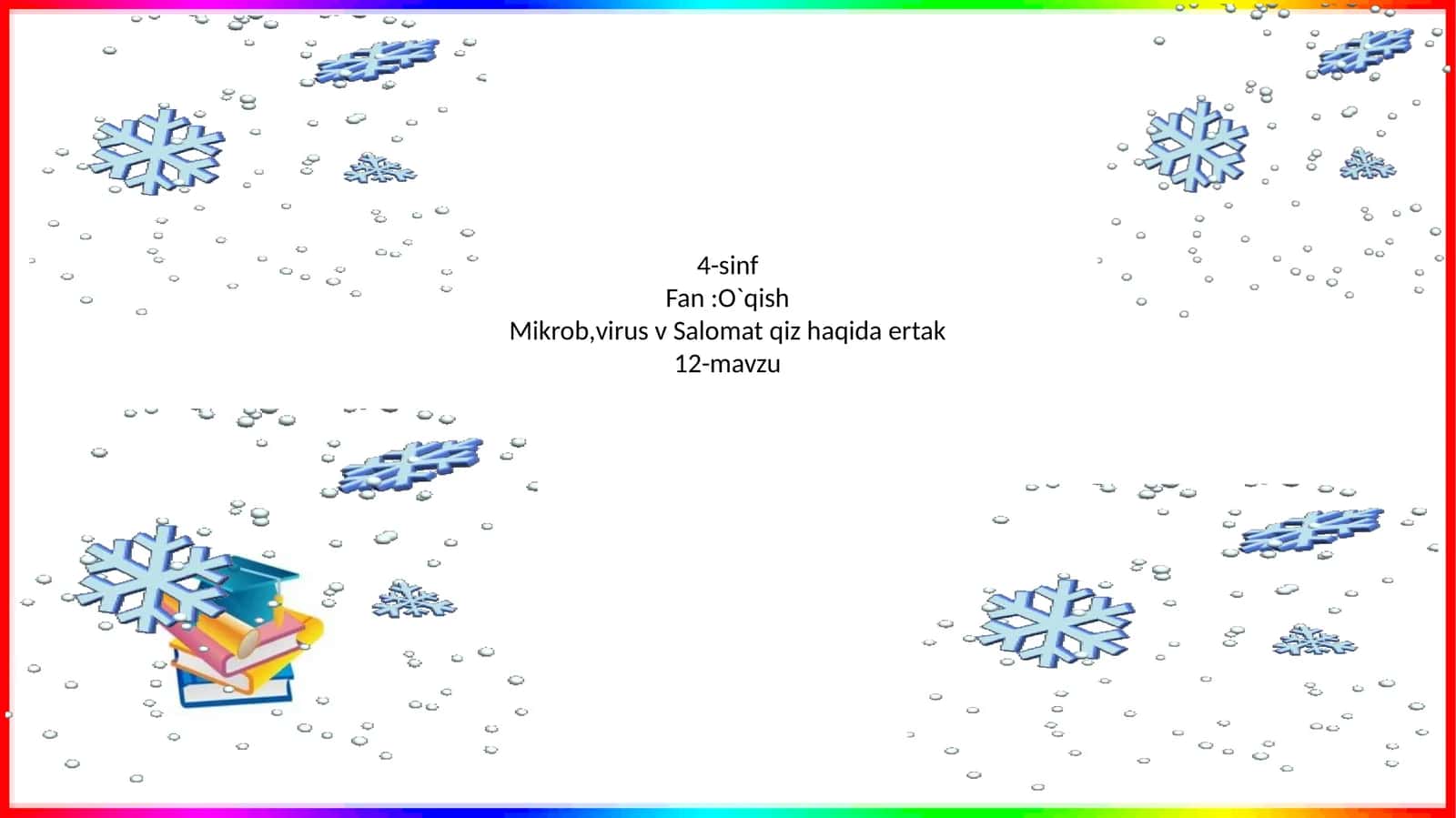 Mikrob,virus v Salomat qiz haqida ertak