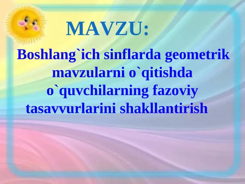 Geometrik mavzular