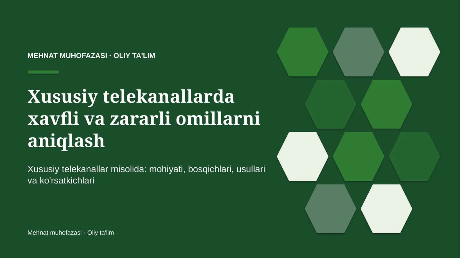 xususiy telekanallarda xavfli va zararli omillarni aniqlash 5533