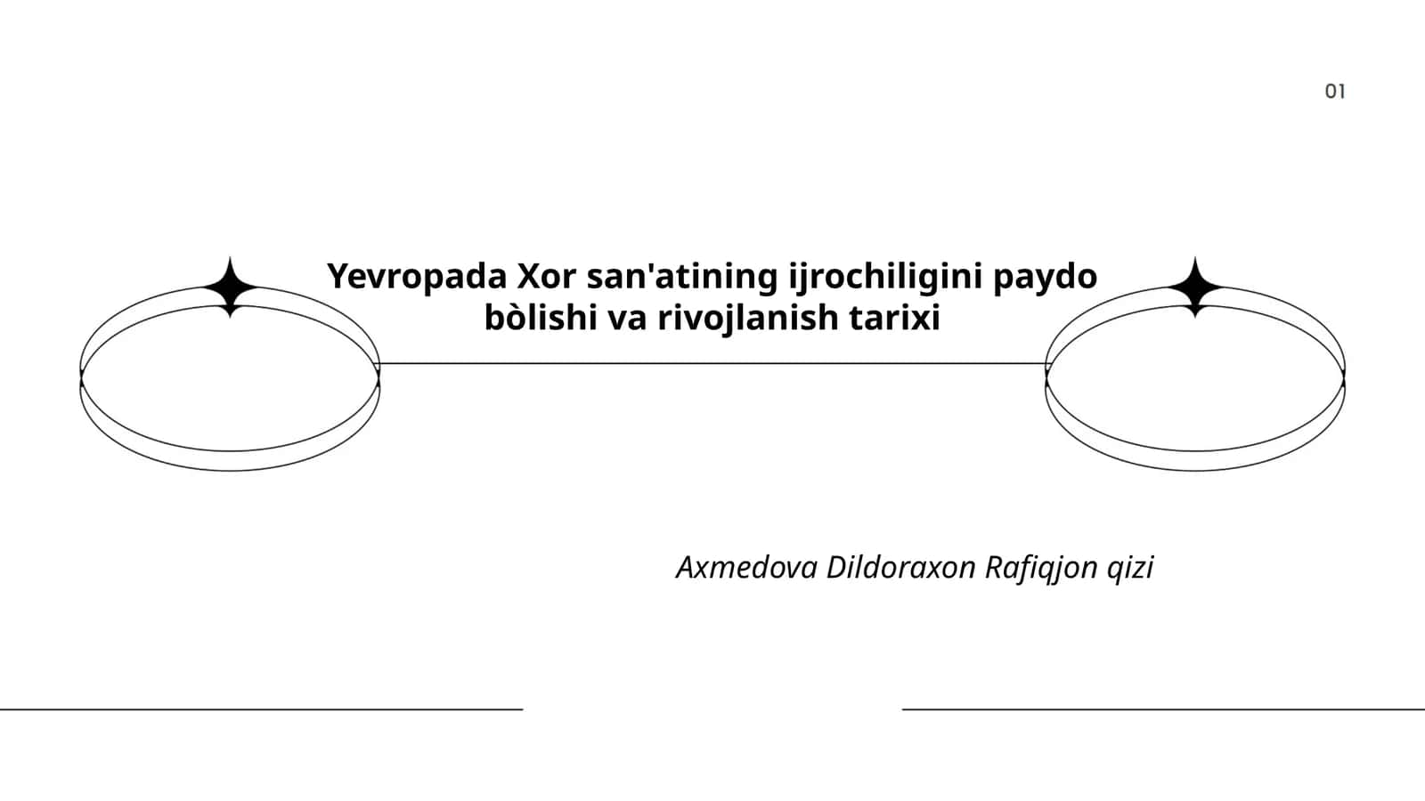 Yevropada Xor san'atining ijrochiligini paydo bòlishi va rivojlanish tarixi