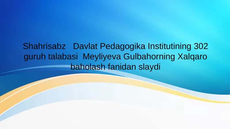 Ta`lim tizimi rivojlangan dunyo mamlakatlari