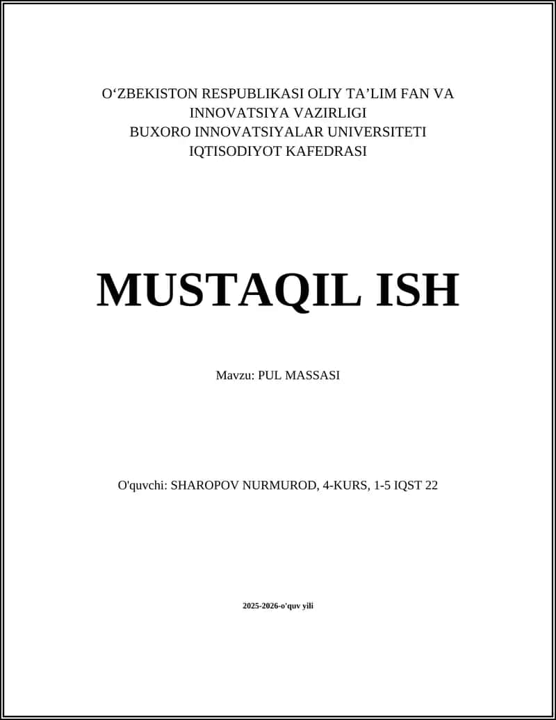 Pul Massasi