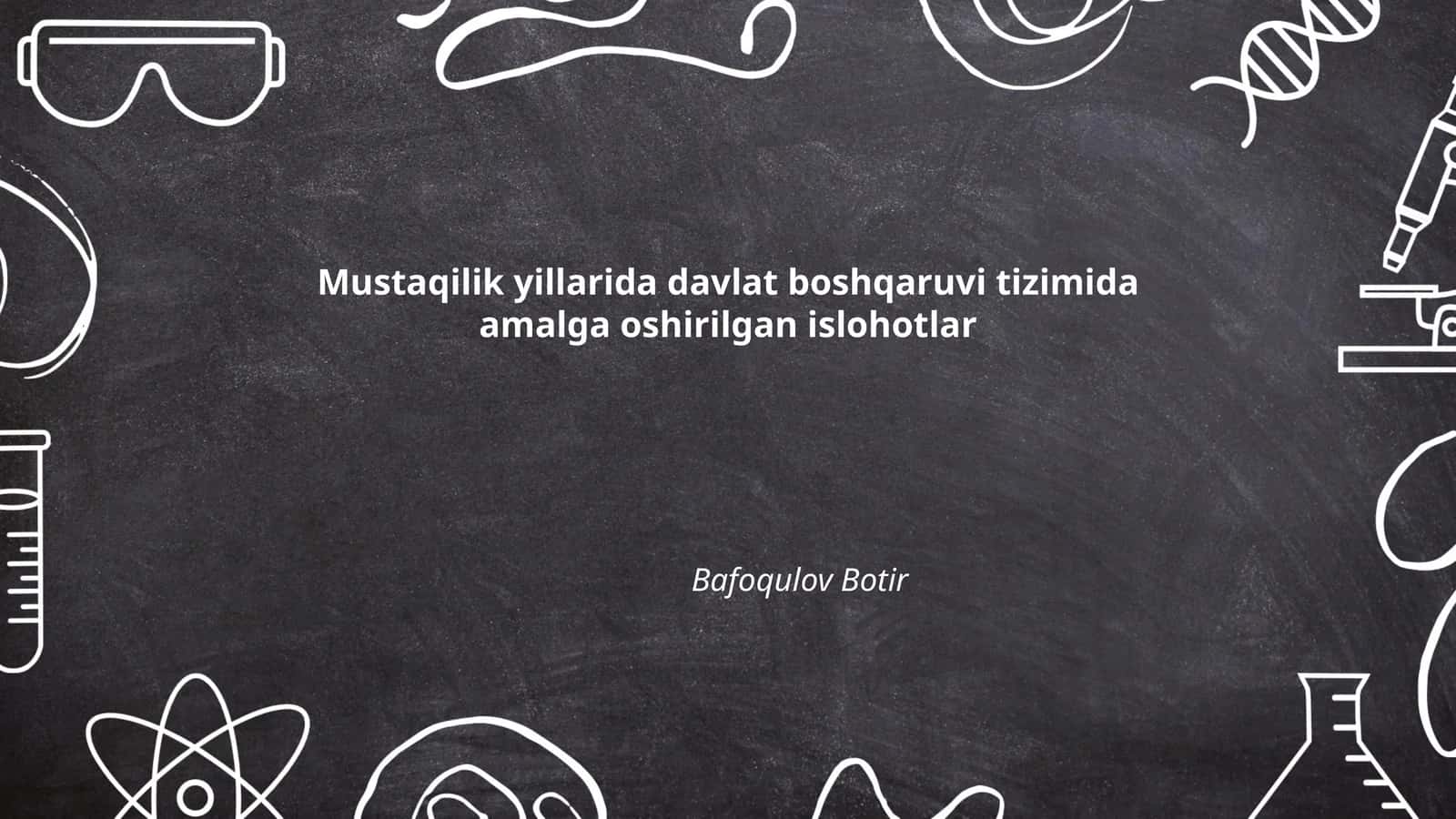 Konstitutsiyaviy islohotlar