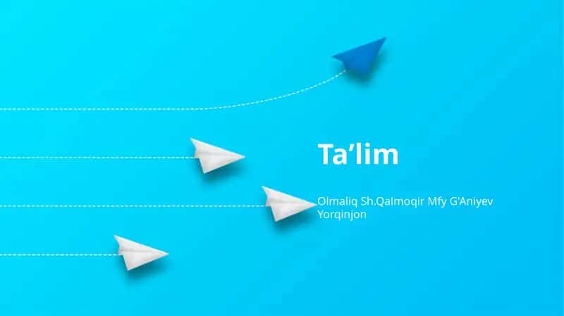 Ta'limga Kirish