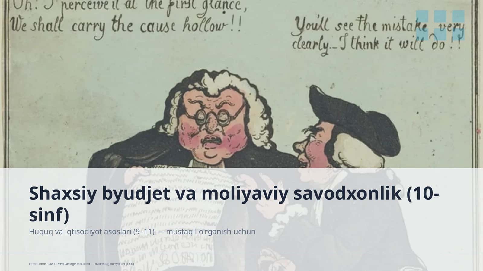 Huquq va iqtisodiyot asoslari (9–11)