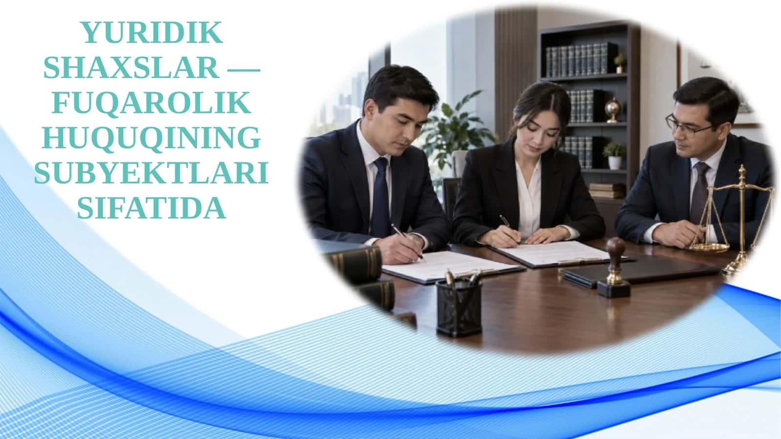 Yuridik Shaxslar — Fuqarolik Huquqining Subyektlari Sifatida