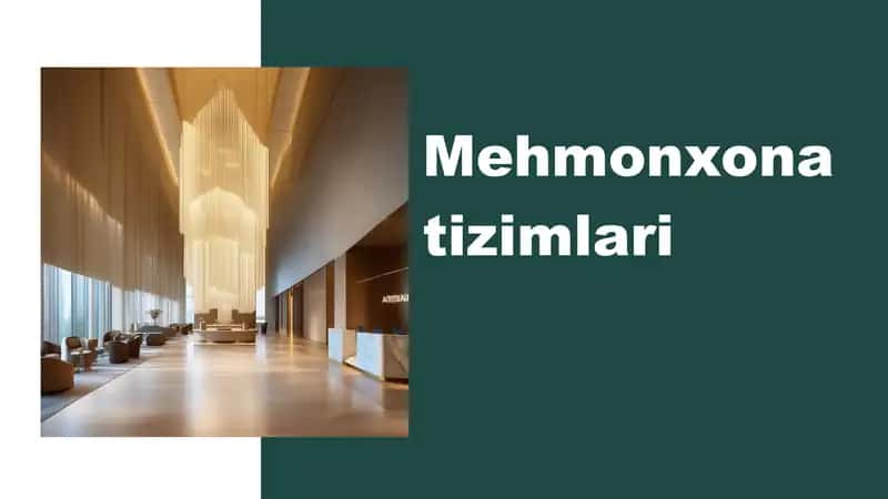 Mehmonxona Tizimlari