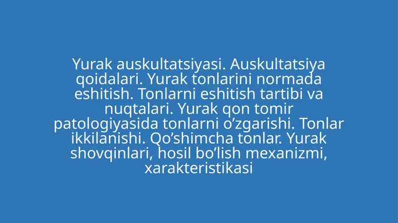 Auskultatsiya prezentatsiya
