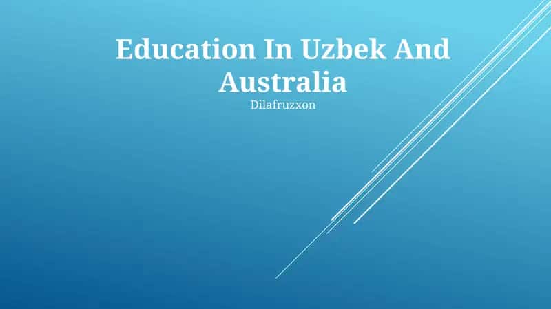 History of Education in Uzbekistan