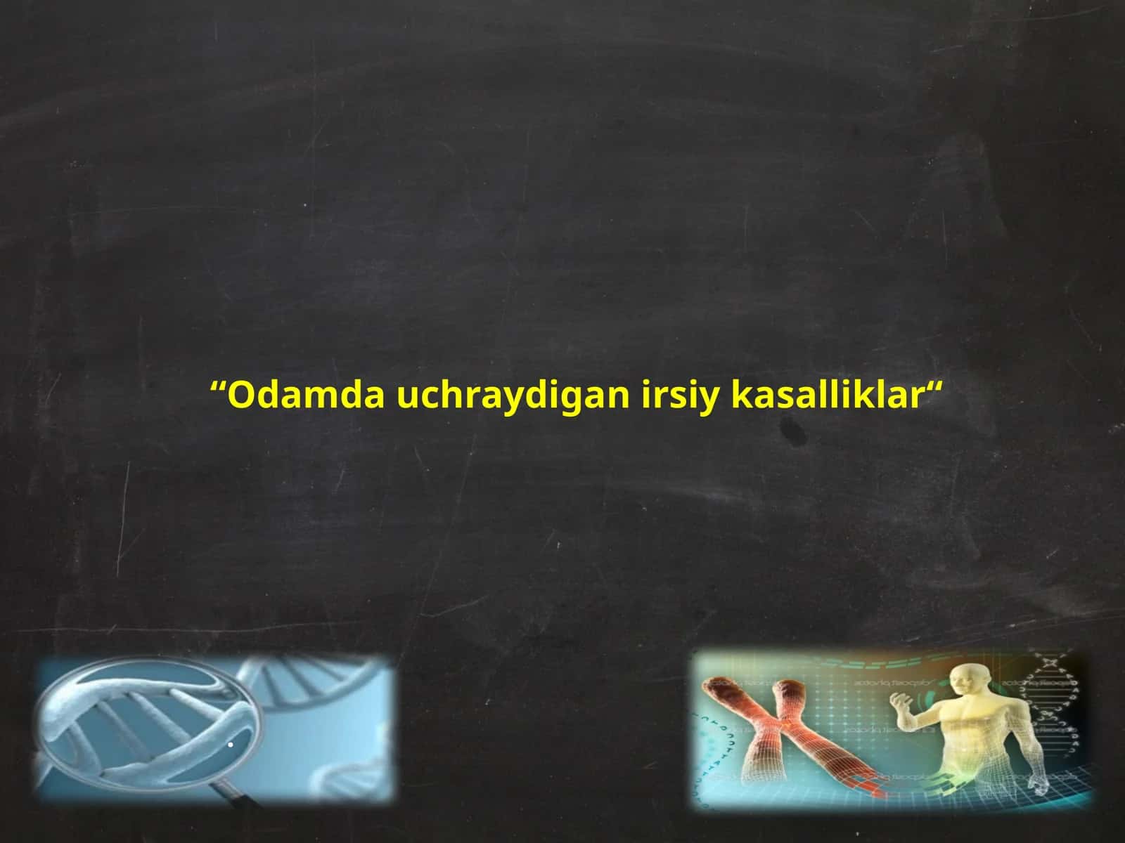 Odamda uchraydigan irsiy kasalliklar