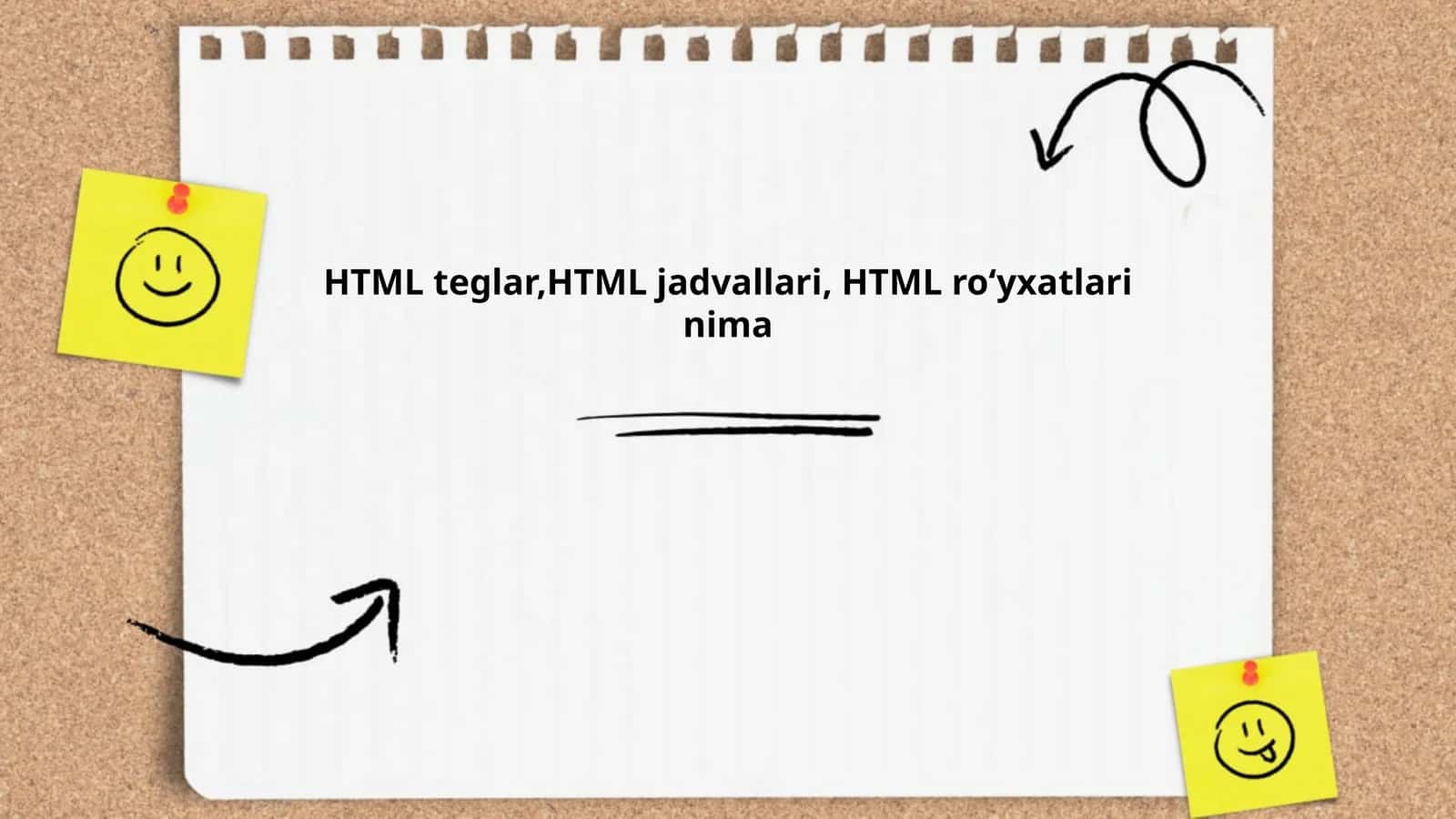 HTML teglari