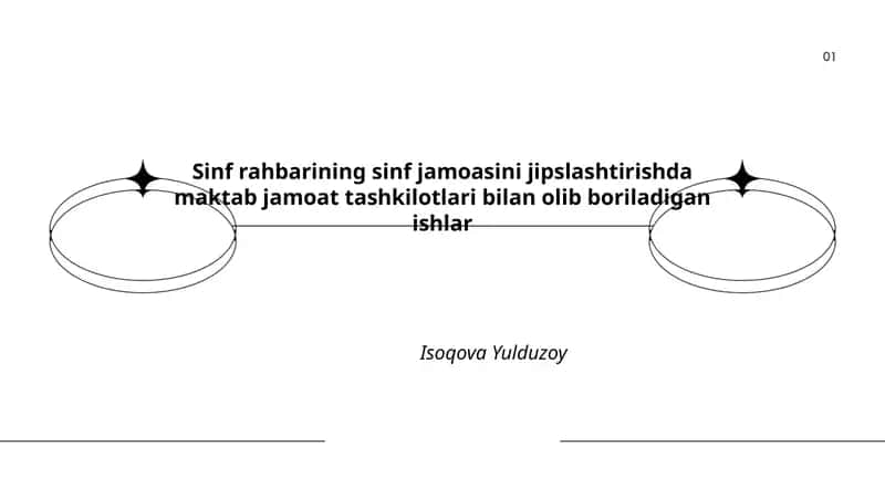 Maktab jamoat tashkilotlari va sinf rahbarining o'quvchilarda birlik tuyg'usini shakllantirishdagi roli