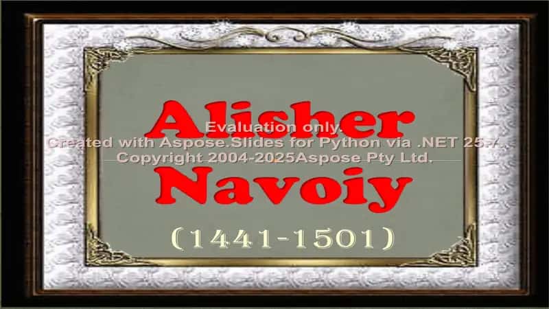 Alisher Navoiy