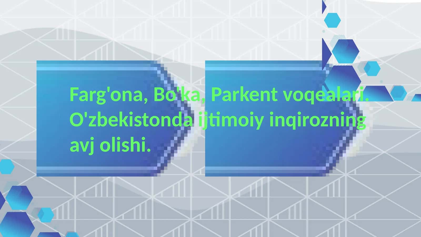 Farg'ona voqealarining kelib chiqish sabablari va ijtimoiy omillari