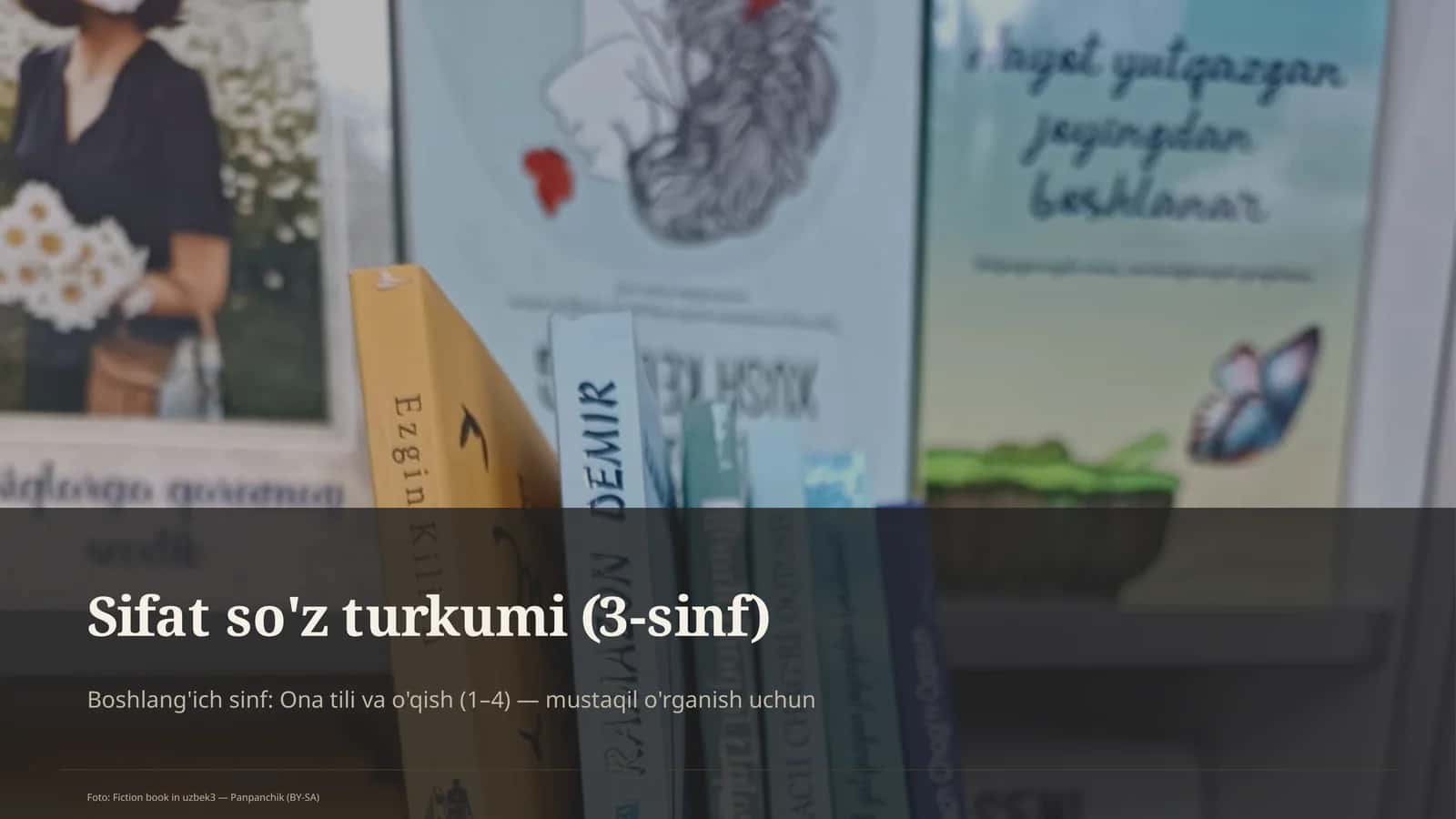 Sifat so'z turkumi (3-sinf)