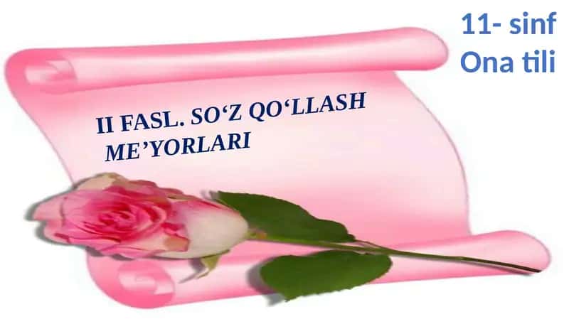 8-mavzu.NUTQDA O‘RINLI VA NOO‘RIN SO‘ZLAR