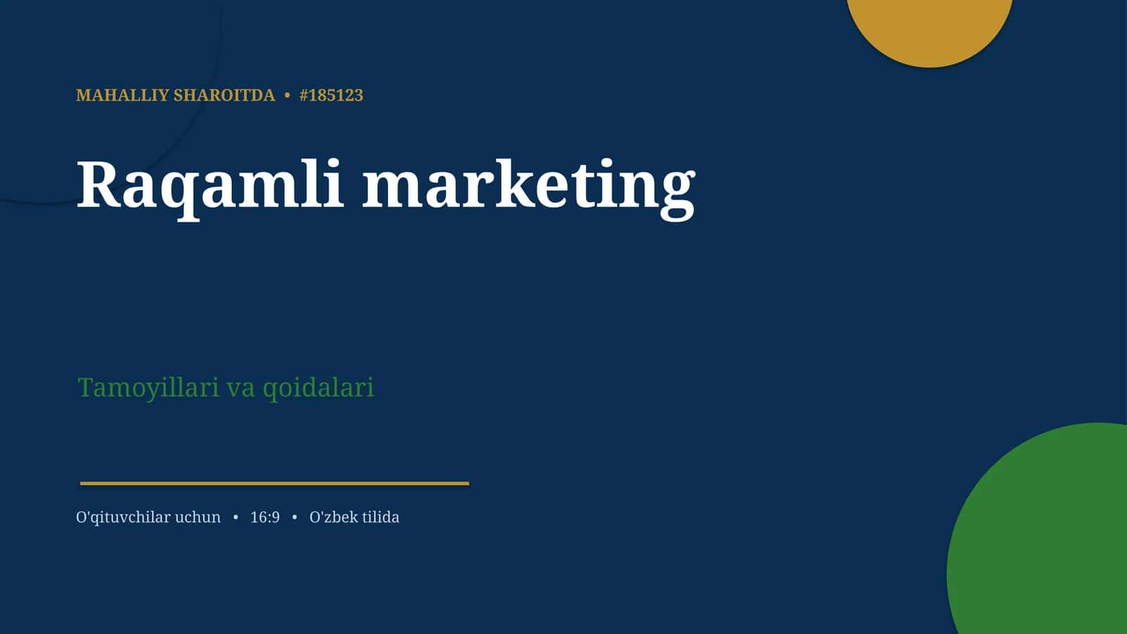 Raqamli marketing