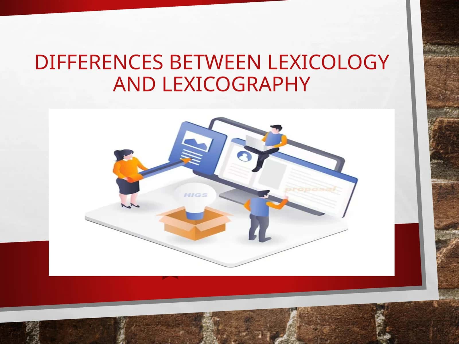 Differences Between Lexicology and Lexicography