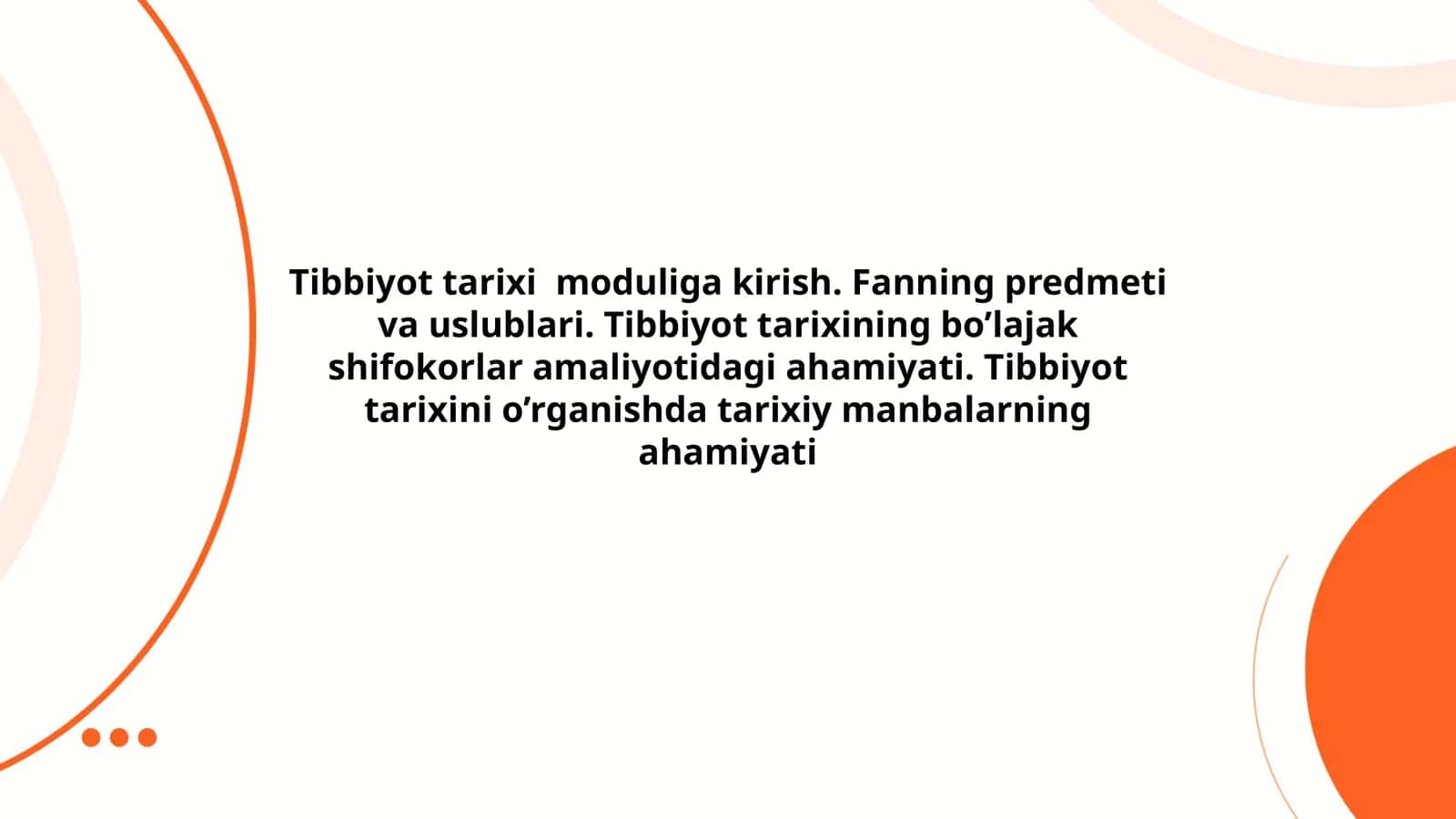 Tibbiyot tarixi