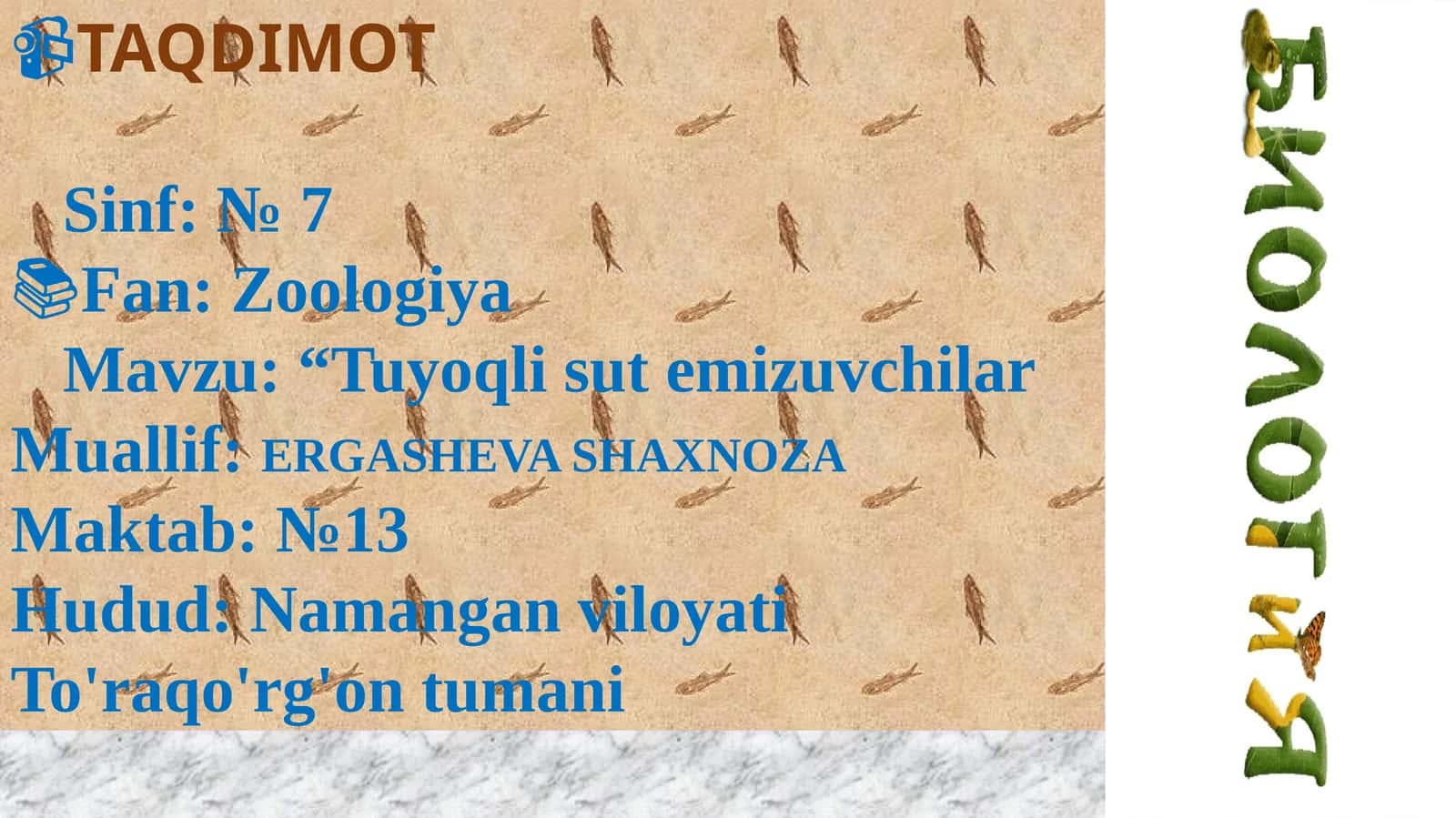 TUYOQLI SUT EMIZUVCHILAR