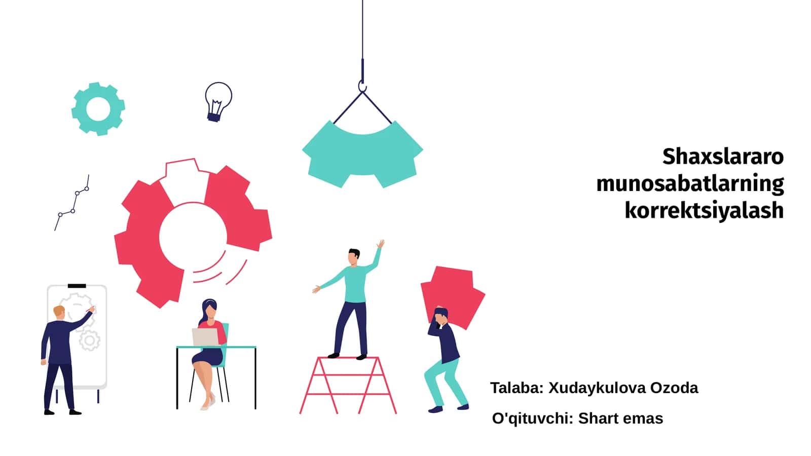 Shaxslararo munosabatlarning korrektsiyalash
