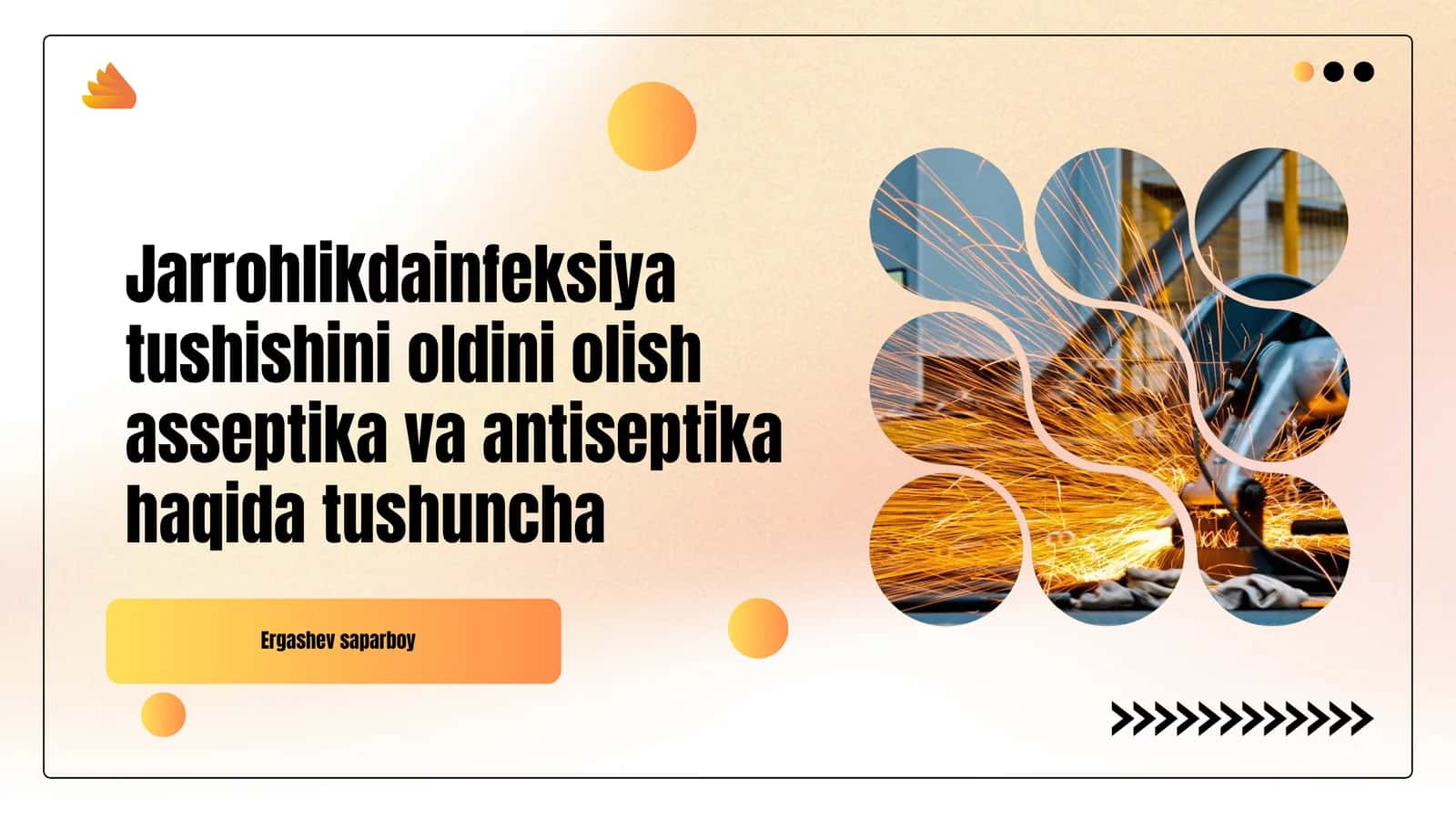 Jarrohlikda infeksiya tushishini oldini olish