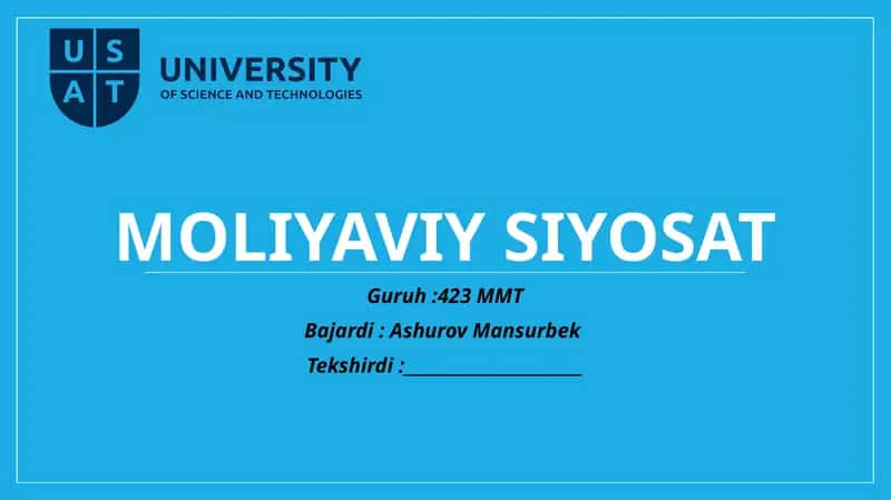 Moliyaviysiyosat
