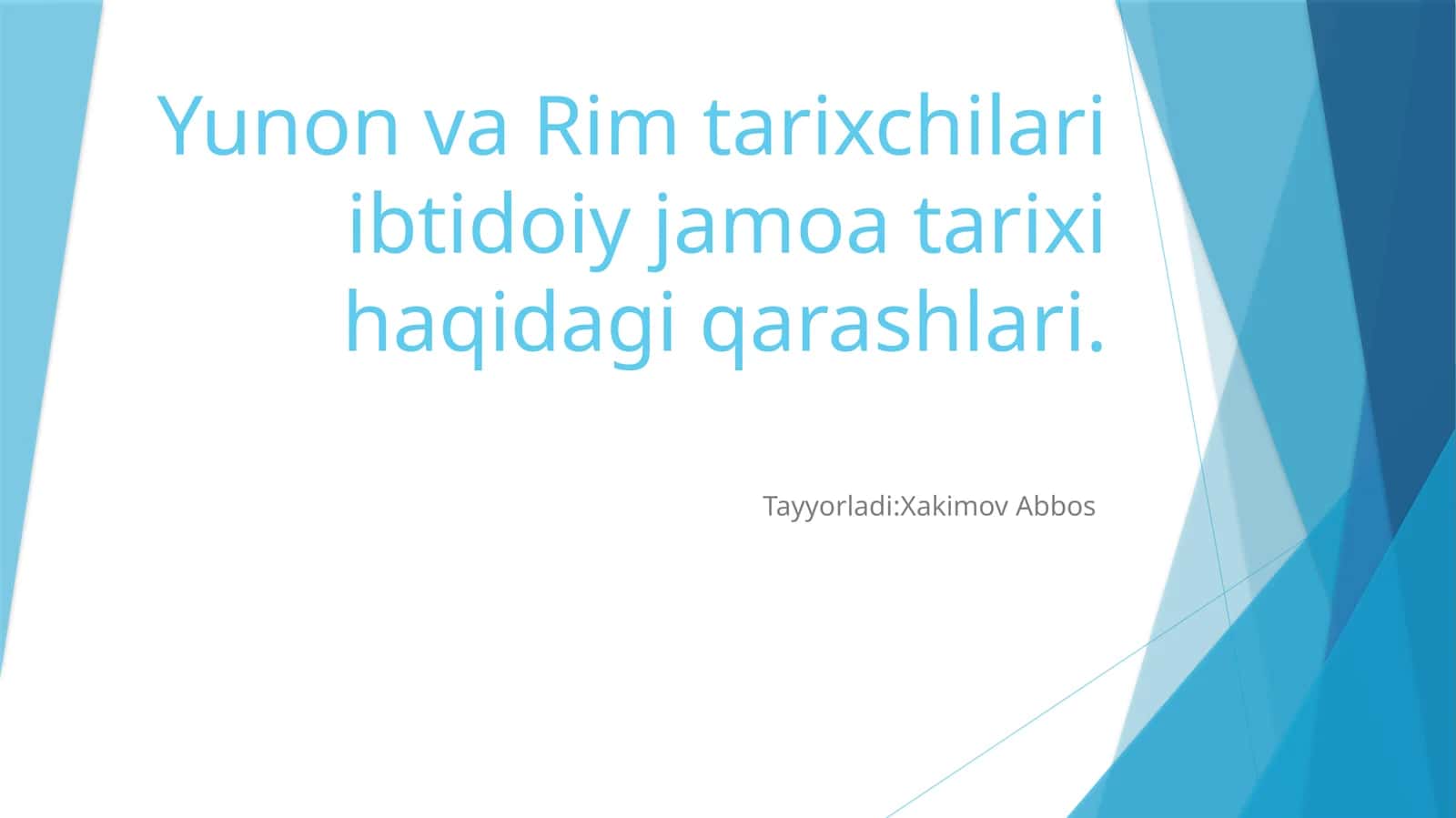 Ibtidoiy jamiyattarix