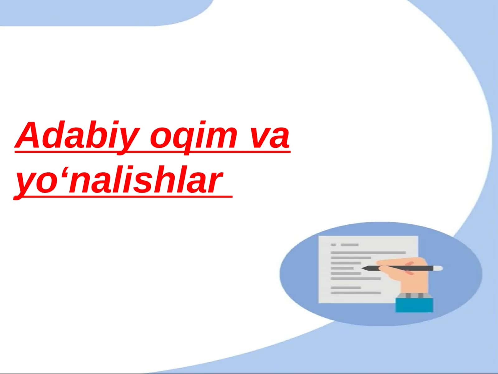 Adabiyoqimvayoʻnalishlar
