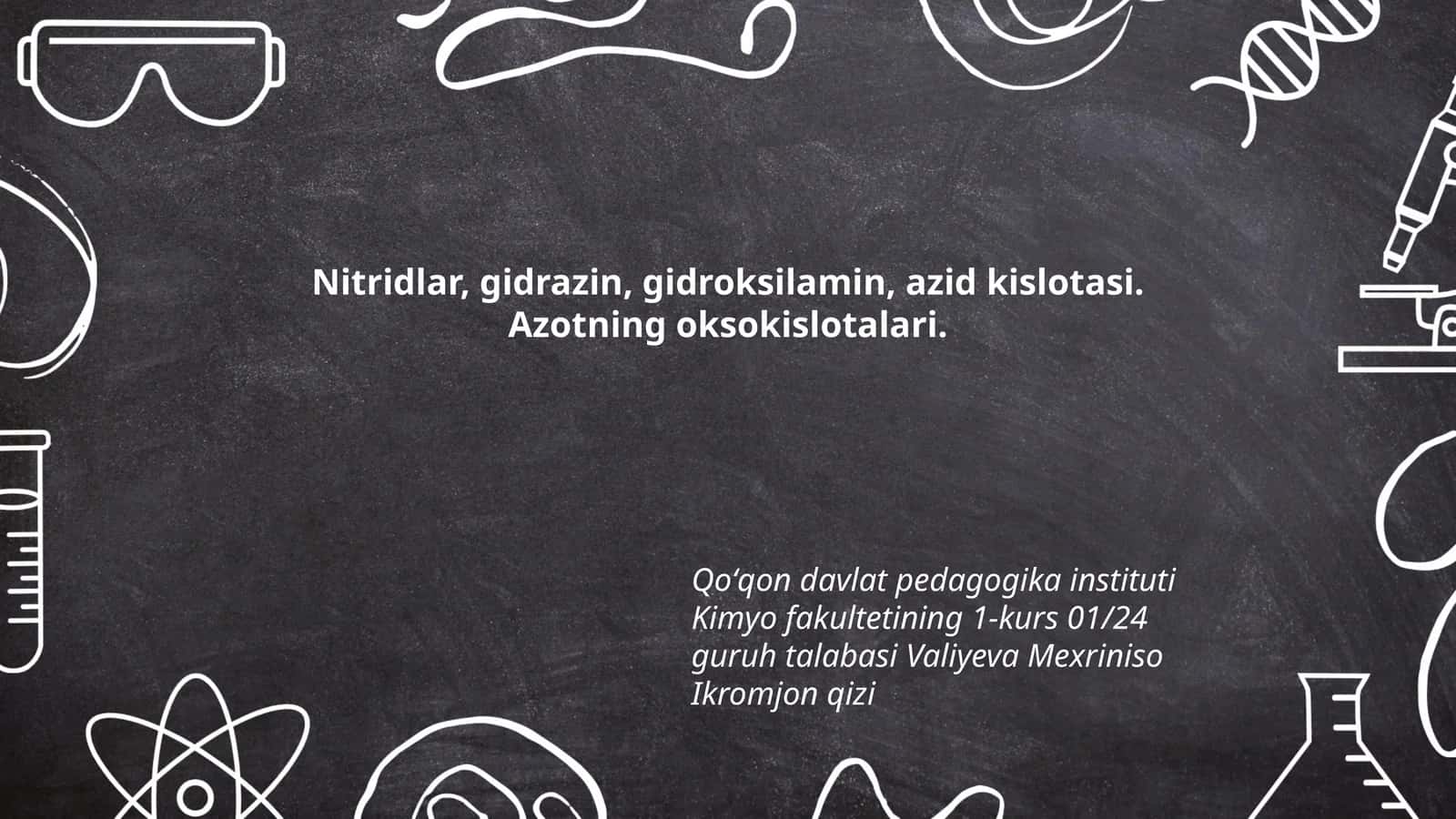 Azotning oksokislotalari
