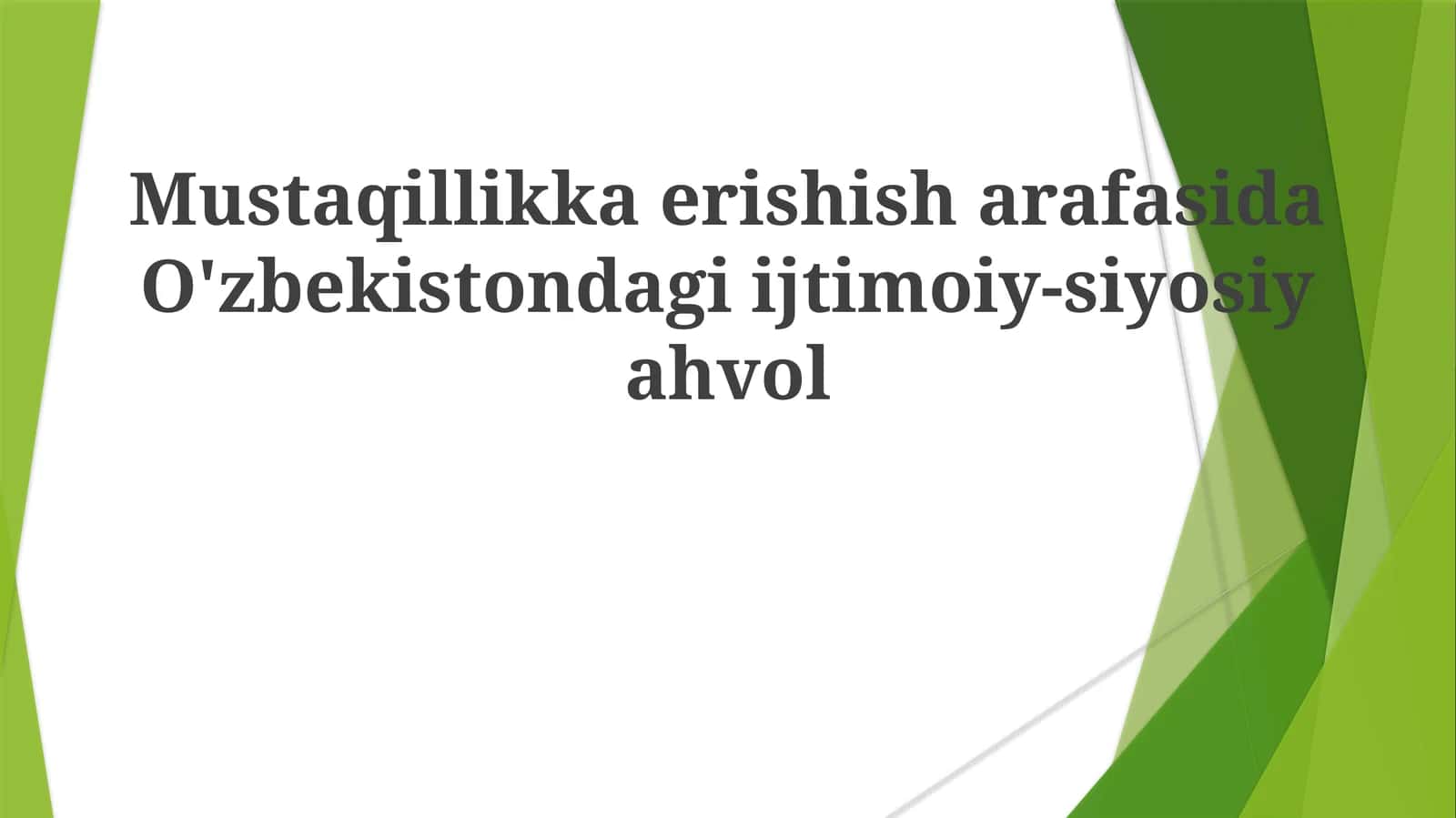 Iqtisodiy Sharoitlar va Muammolar
