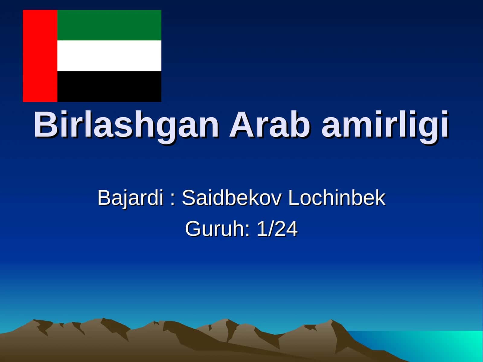 Birlashgan Arab amirligi