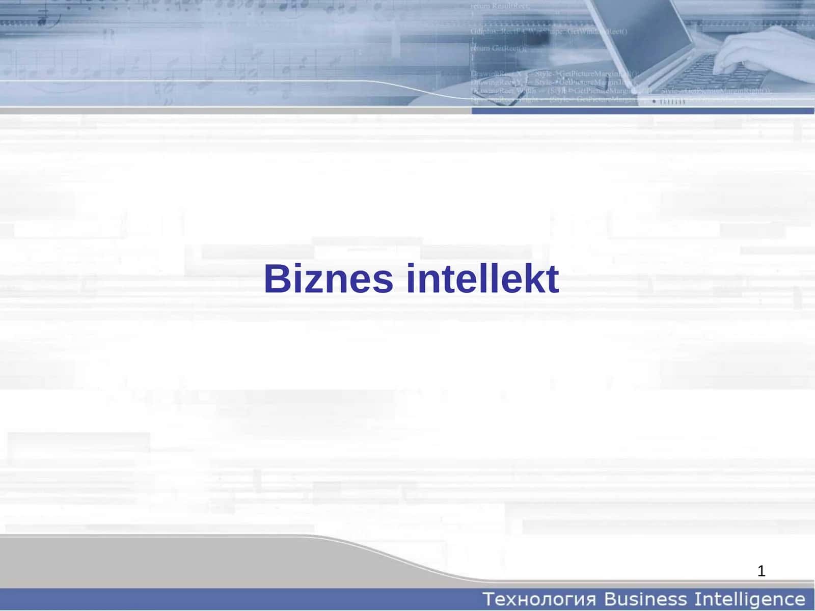 Biznes intellekt