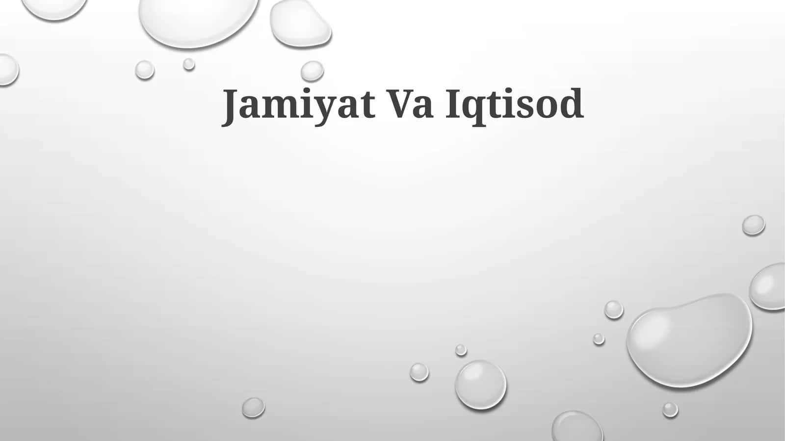Pulning roli iqtisodiy o'sishda