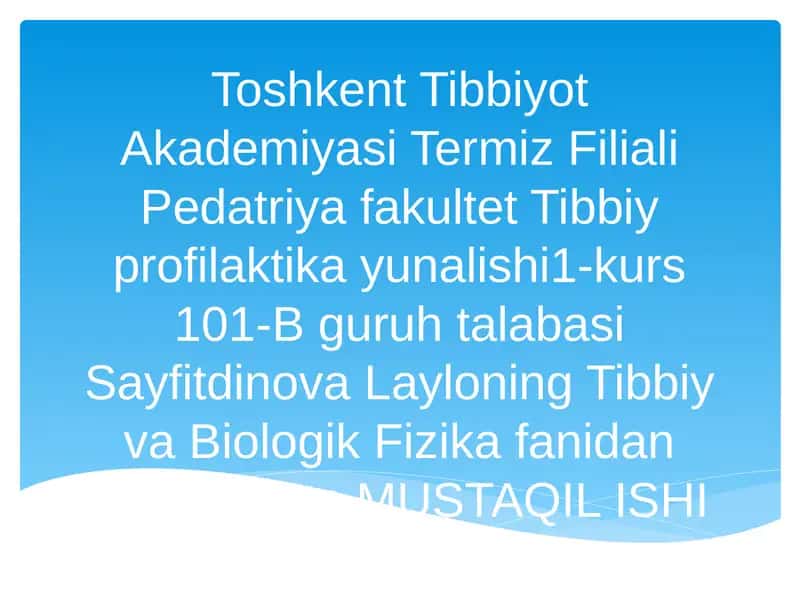 Elektrografiya usullarini fizik asoslari