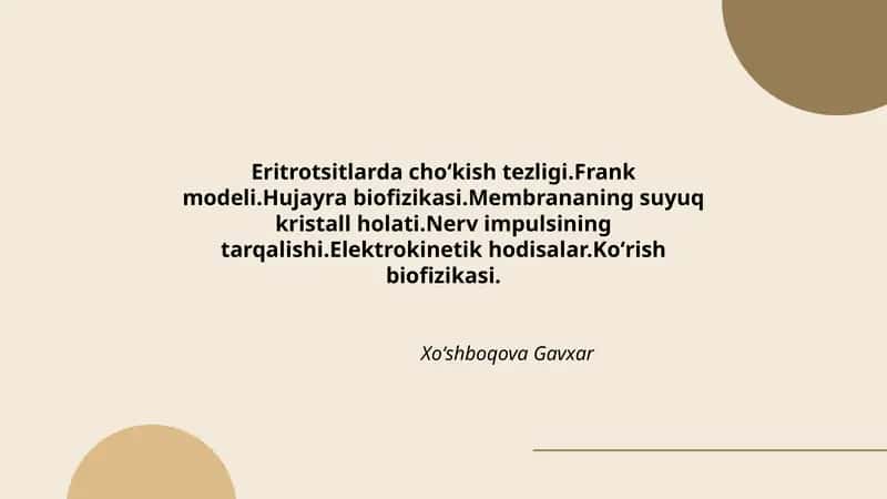 Hujayra biofizikasi