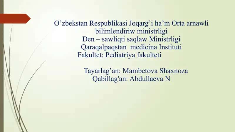 Refraksiya haqida ma'lumotlar