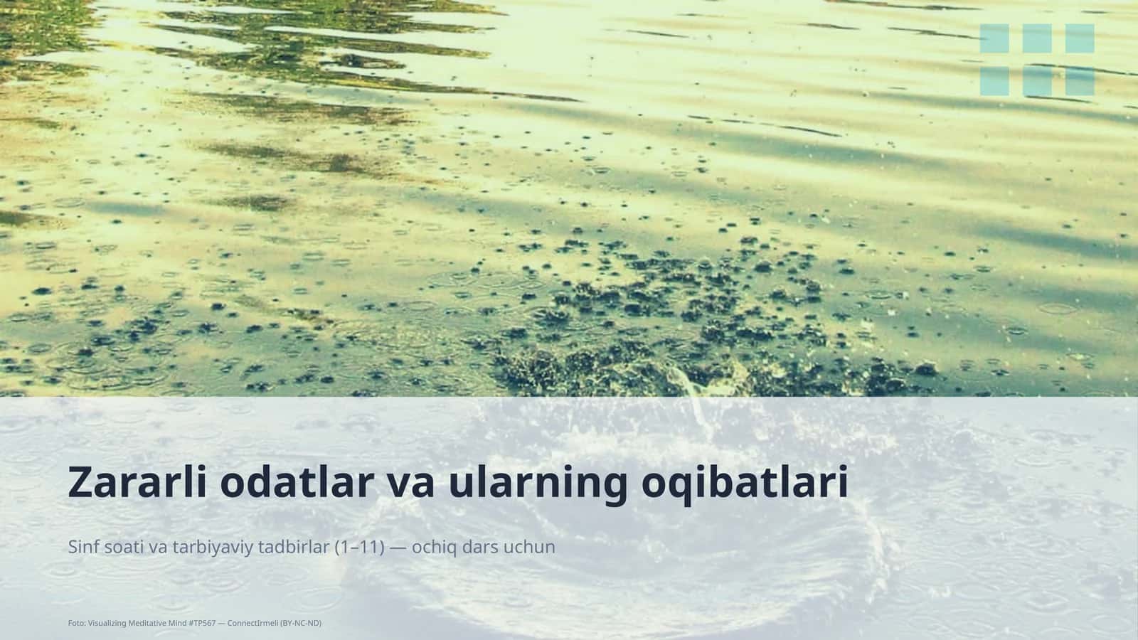 Zararli odatlar va ularning oqibatlari