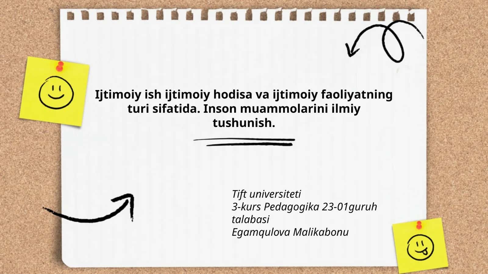 Ijtimoiy ish ijtimoiy hodisa