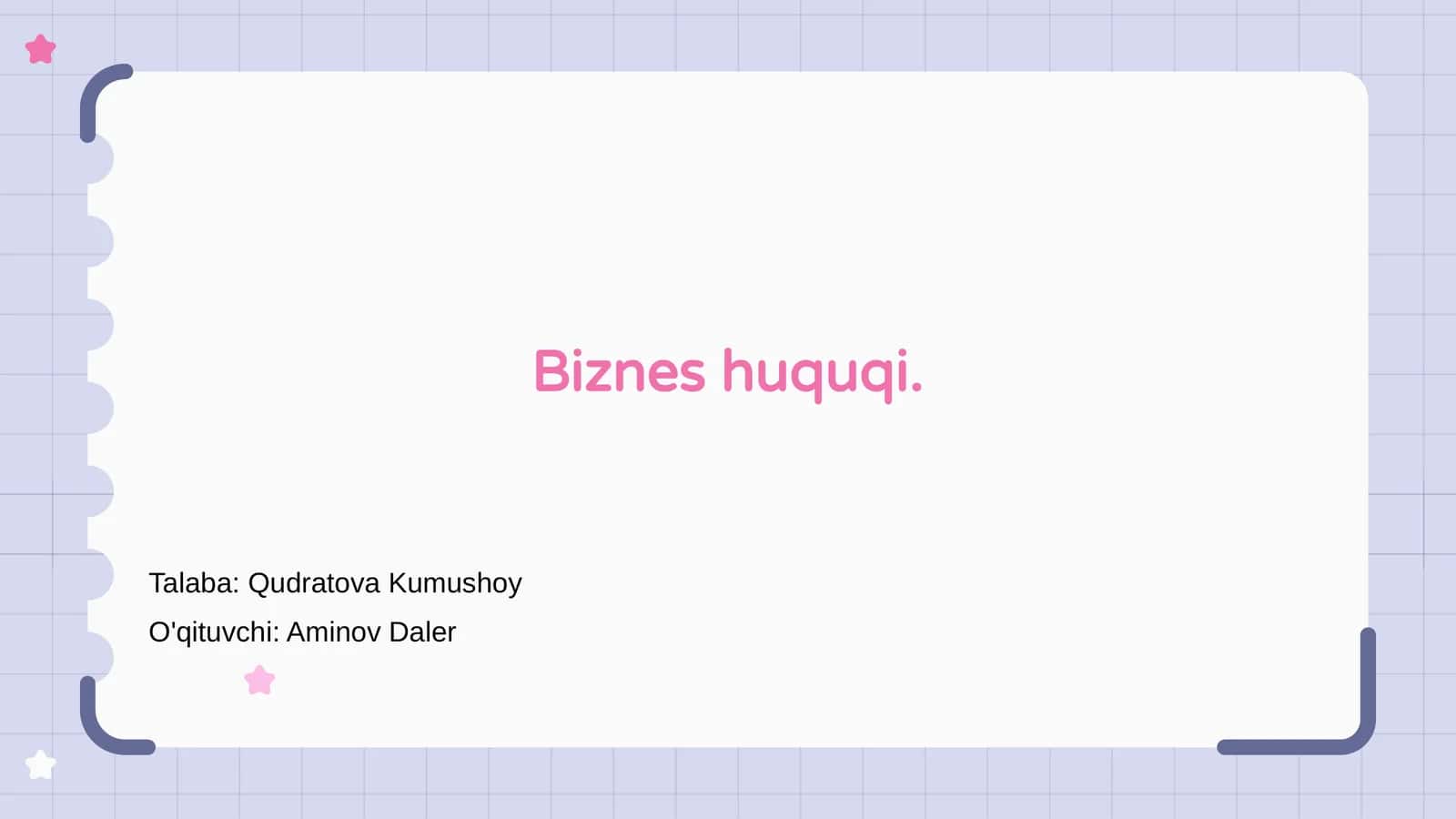 Biznes huquqi