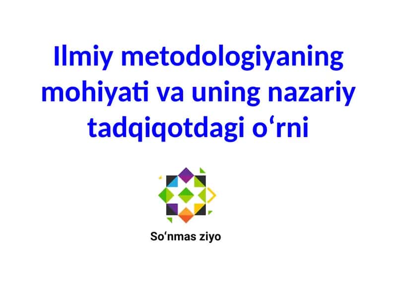 Ilmiy metodologiya