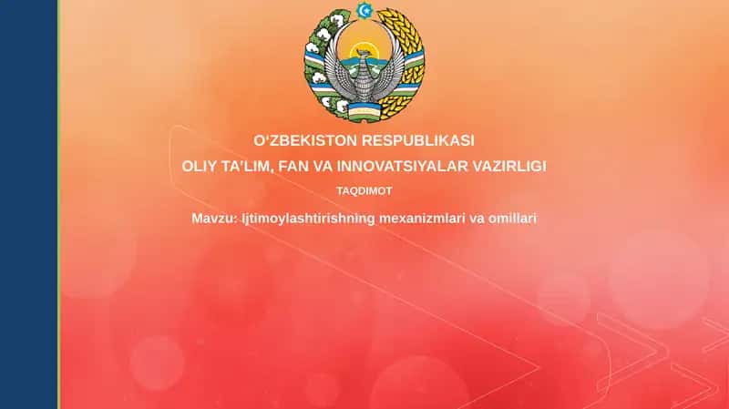 Ijtimoylashtirishning mexanizmlari va omillari