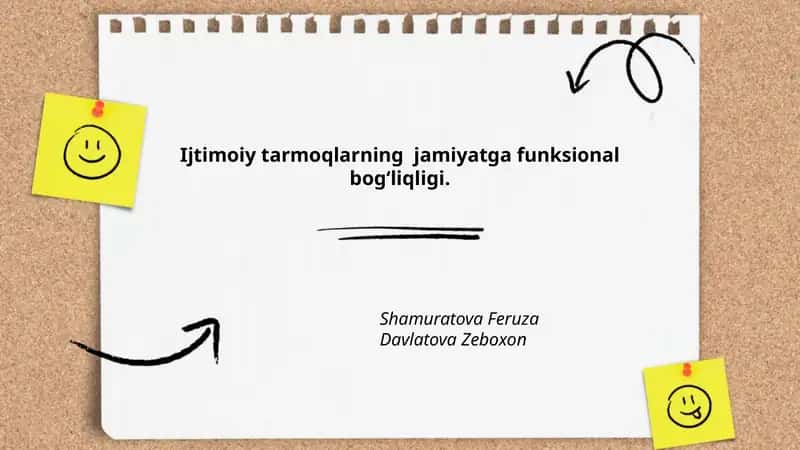 Ijtimoiy tarmoqlarning jamiyatga funksional bogʻliqligi