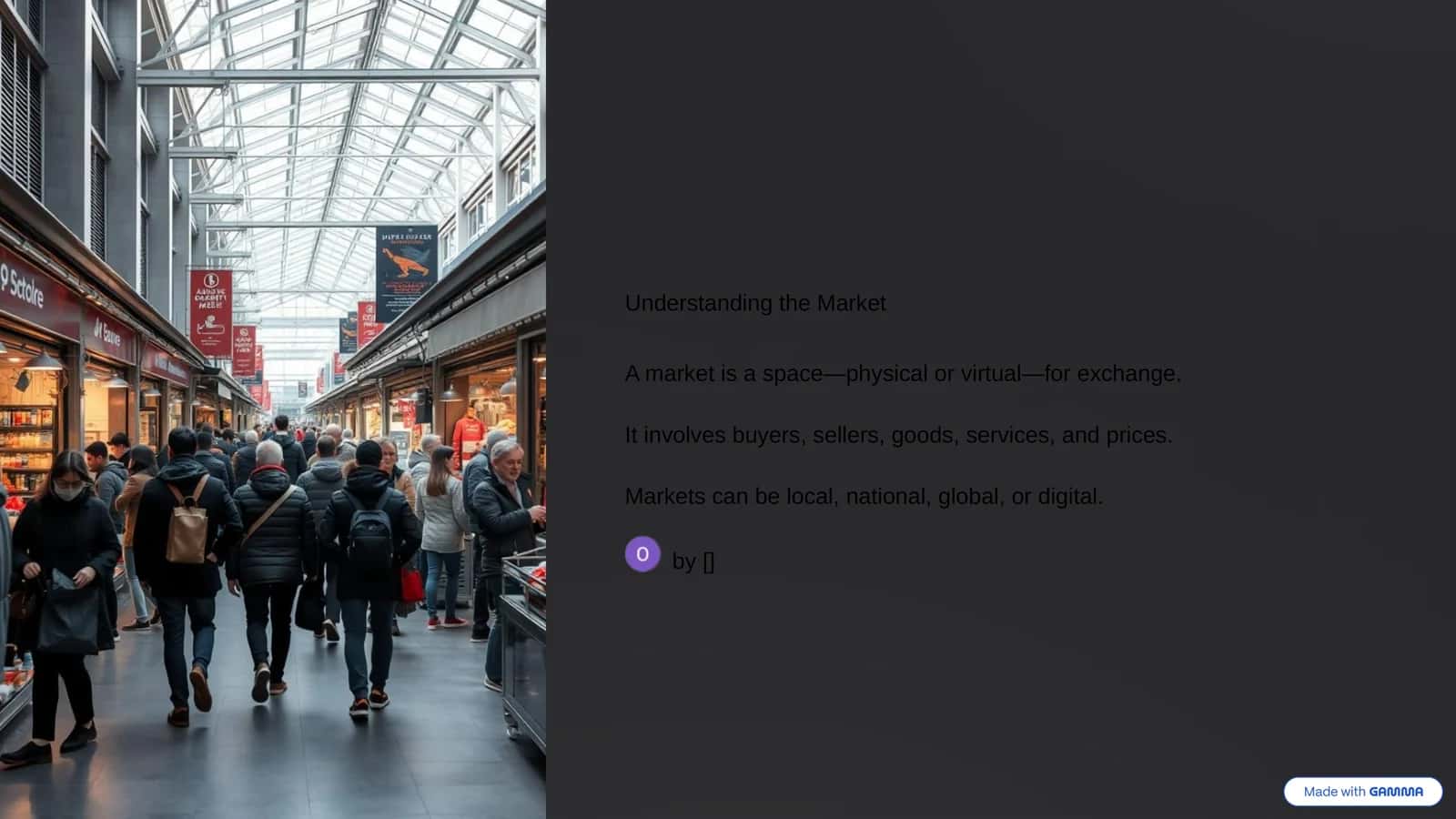 Understanding the Market