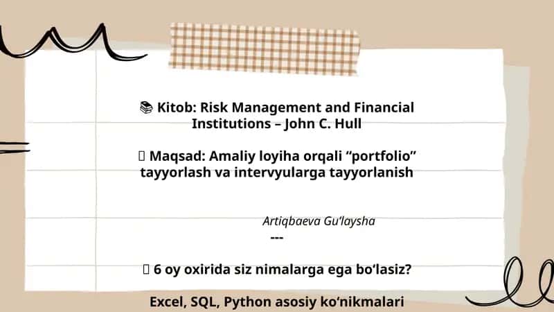 Risk Management and Financial Institutions