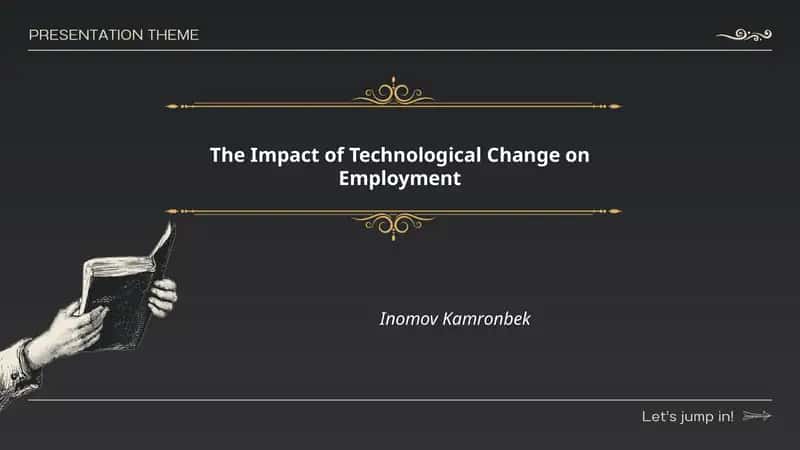 The Impact of Technological Change on Employment