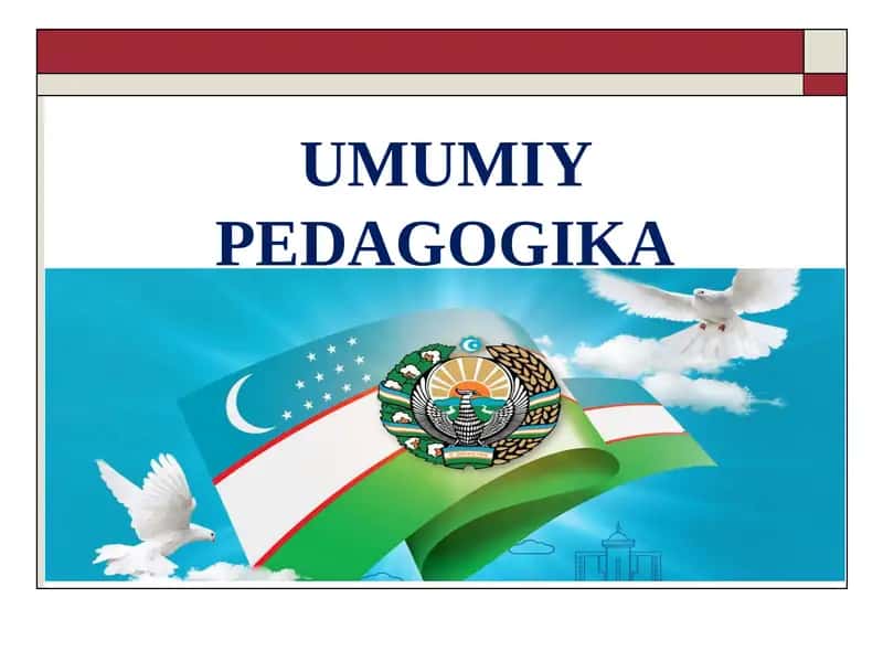 PEDAGOGIKA TARIXI FAN SIFATIDA