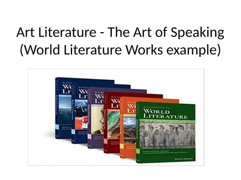 Art literature and soeking