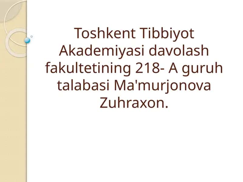 Islomda inson huquqlari va erkinliklar ta'limi