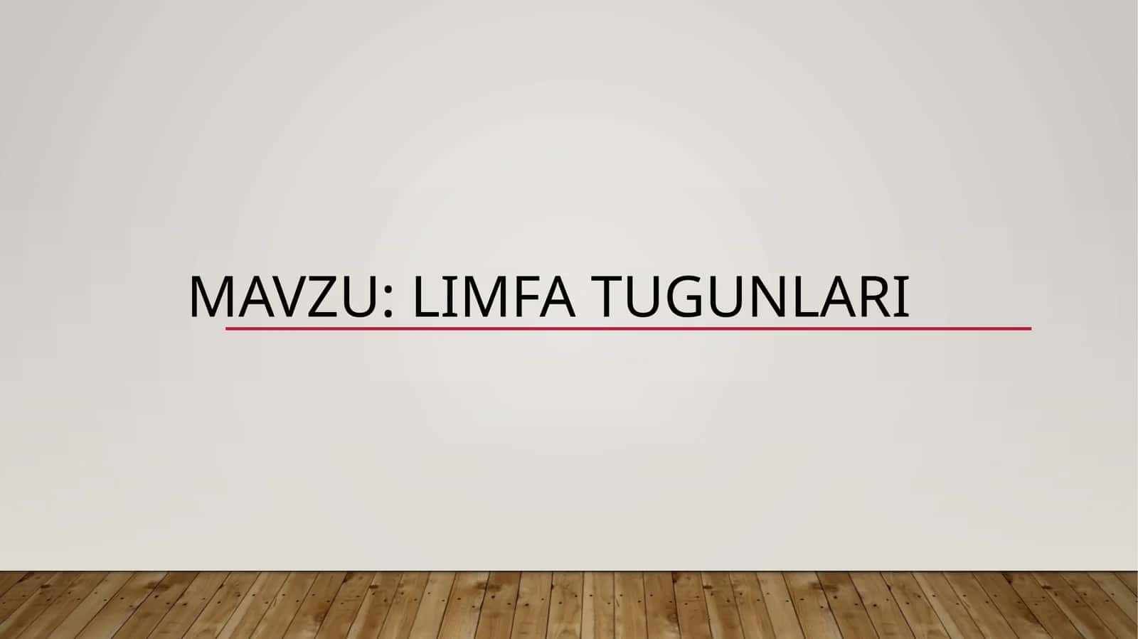 Limfa tugunlari
